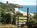 Stile above Blackpool Sands