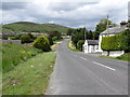 The Moyad Road (B27) approaching the turning into Dougans Road