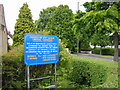 Letchworth: sign outside St. Alban