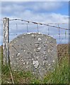 Milestone north of Lyness, Hoy, Orkney