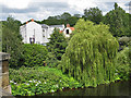 Blue Bell pub from Yarm Bridge