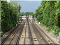 Railway towards Shortlands Station