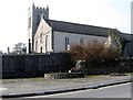 Annalong Presbyterian Church seen across Majors Hill