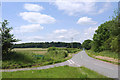 SO8590 : Farmland and junction near Swindon, Staffordshire by Roger  D Kidd