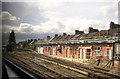 Streatham Hill carriage cleaning sidings, from the train