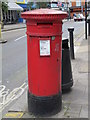 TQ2585 : "Anonymous" (Victorian) postbox, West End Lane / Inglewood Road, NW6 by Mike Quinn