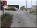 The junction of the Wreck Road with the A2 Kilkeel Road