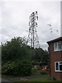 Disused electricity pylon