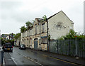 Derelict factory frontages in Shelton, Stoke-on-Trent