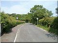 End of 30mph speed limit at the NW edge of Bettws, Newport