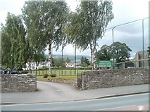 SO2118 : Entrance to sports grounds, Crickhowell by Jaggery
