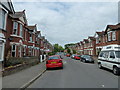 Parked cars in Hazeleigh Avenue