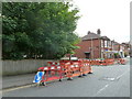 Approaching the junction of Obelisk Road and Longmore Avenue