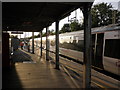 An evening train for Fenchurch Street stands at Shoeburyness railway station