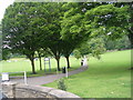 Footpath across Idle Recreation Ground - Cross Road