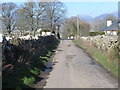 View north along Sabbath Hill