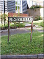 Lings Field sign