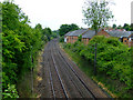 Railway line at Stoney Common Road