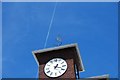 Wind vane on top of Morrisons the supermarket