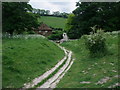 The South Downs Way entering Saddlescombe