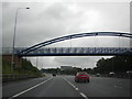 Footbridge over M60 by Northern Moor