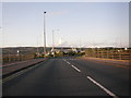 SD6308 : Crossing the M61 on the A6027 by Peter Bond