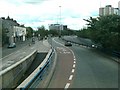 The underpass on Broad Street in Salford