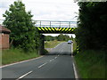 Railway bridge over the A645