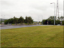 NZ1962 : A69/A694/A1 Roundabout by David Dixon