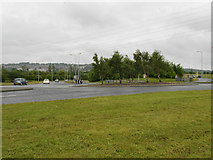 NZ1962 : A69/A694 Roundabout by David Dixon