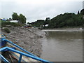ST5394 : Wye mud banks at Chepstow by David Bagshaw