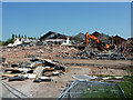 SK9671 : Demolition site by Richard Croft