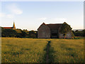 TQ5407 : Church Barn by Simon Carey