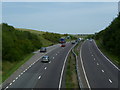 The A27(T) east of the Dyke Railway Trail bridge