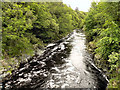 NY9027 : River Tees from Wynch Bridge by David Dixon