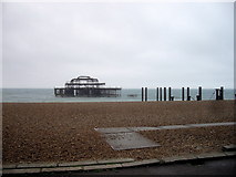 TQ3003 : Remains of West Pier, Brighton by PAUL FARMER