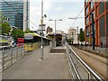 SJ8498 : Piccadilly Gardens tram stop by Gerald England
