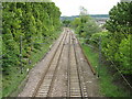 View South East from Bridge TJC3/60, B6429 Leonard Street