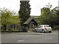 SD6592 : Parish Church and Lychgate, Sedbergh by David Dixon