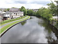 The view from Bridge 141,  Leeds-Liverpool Canal, Victoria Street, Nelson, Lancashire