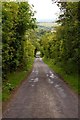 Looking down Castle Hill to Letcombe Regis