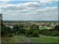 View south-west from Pollards Hill