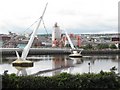 C4317 : Peace bridge, Derry / Londonderry (15) by Kenneth  Allen