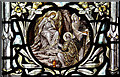 TQ5439 : All Saints, Langton Green - Stained glass window by John Salmon