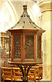 St Denys, Rotherfield - Font cover