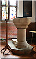 St Aldhelm, Silver Street, Edmonton - Font