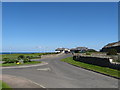 The road leading to the golf club house