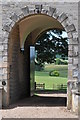 SP0755 : Entrance to the stables by Philip Halling