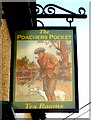 The Poachers Pocket sign, Llanwrda