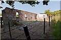 Derelict building beside bridleway on Magdalen Hill